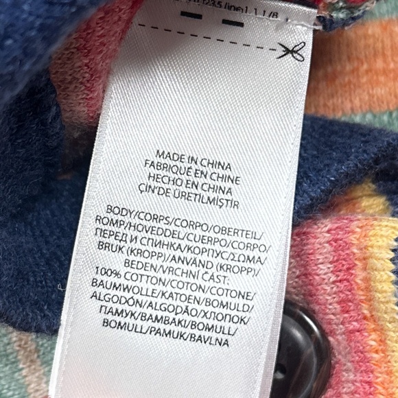 Polo Ralph Lauren Aztec Southwestern Navajo Shawl Cardigan Sweater Womens XS - Picture 6 of 8